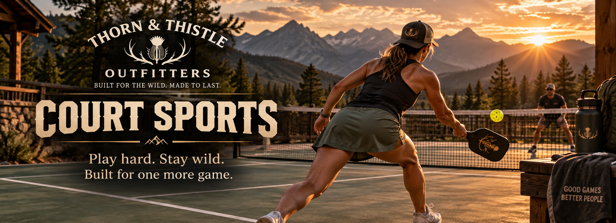 Thorn & Thistle Outfitters Court Sports collection hero