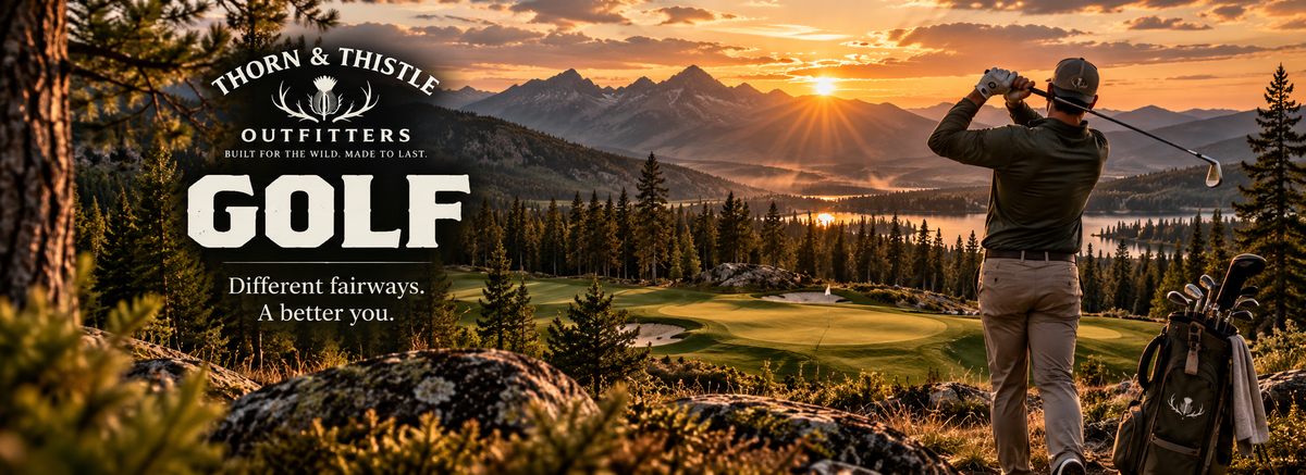 Thorn & Thistle Outfitters Golf collection hero