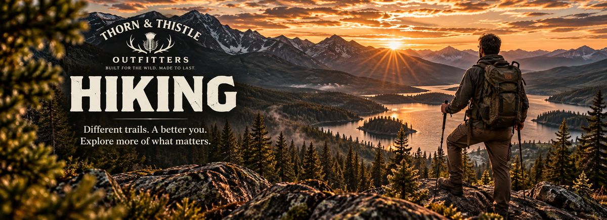 Thorn & Thistle Outfitters Hiking collection hero