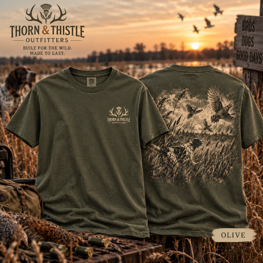 Vintage Upland Bird Hunting Graphic Tee