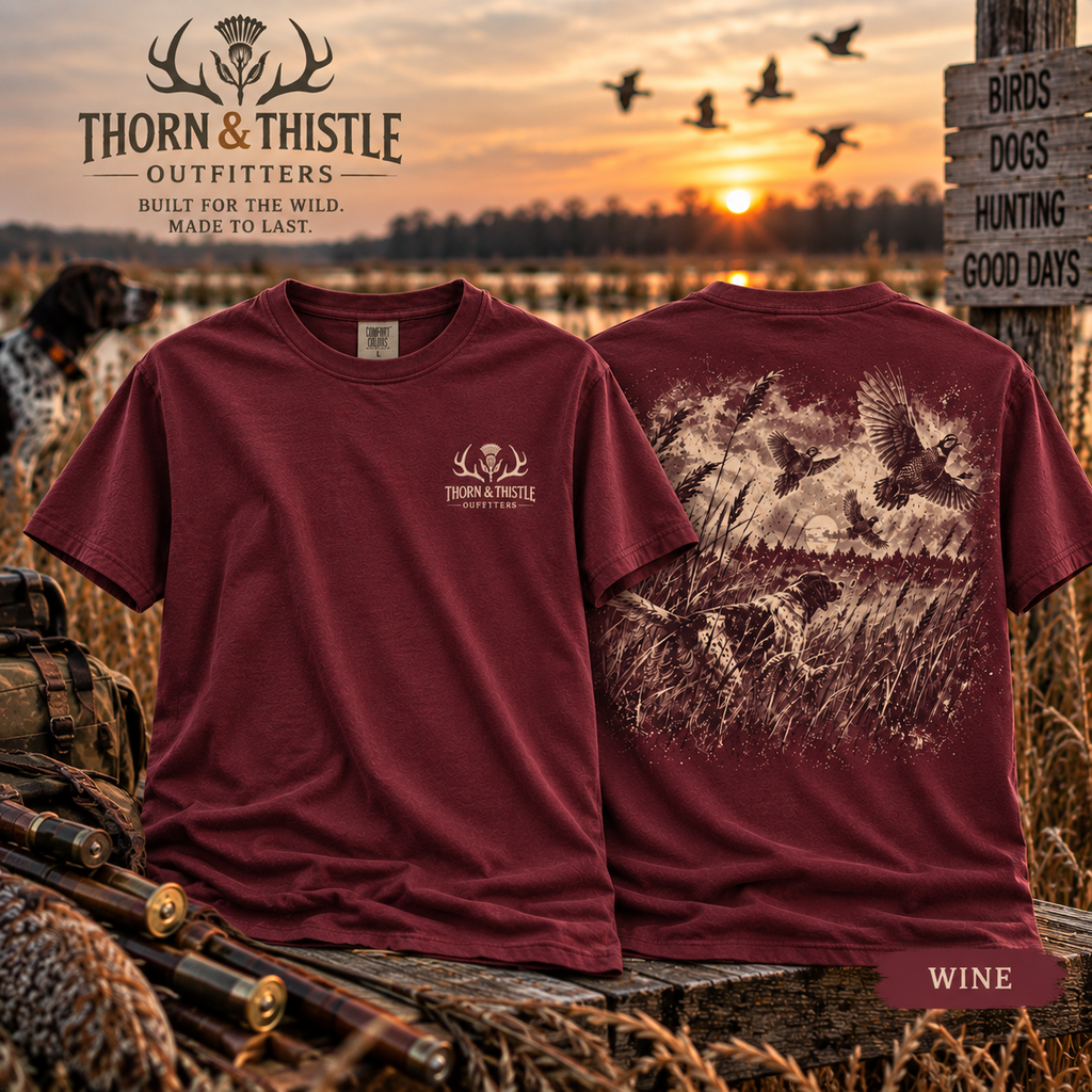 Vintage Upland Bird Hunting Graphic Tee