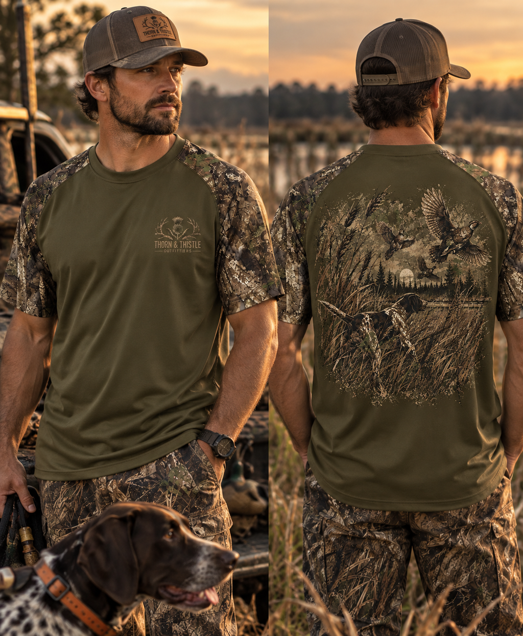 Camo Upland Bird Hunting Performance Tee