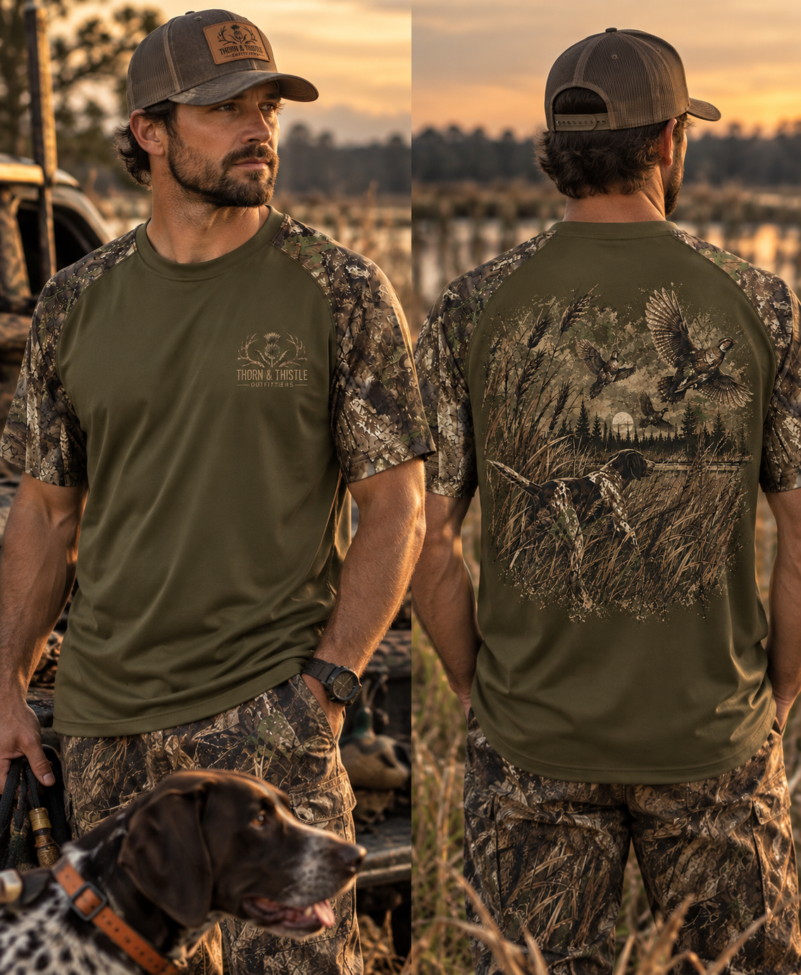 Camo Upland Bird Hunting Performance Tee