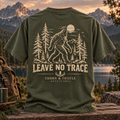 Leave No Trace Bigfoot Hiking Tee – Vintage Sasquatch Shirt
