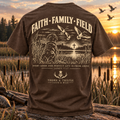 Faith Family Field Christian Hunting Tee – James 1:17