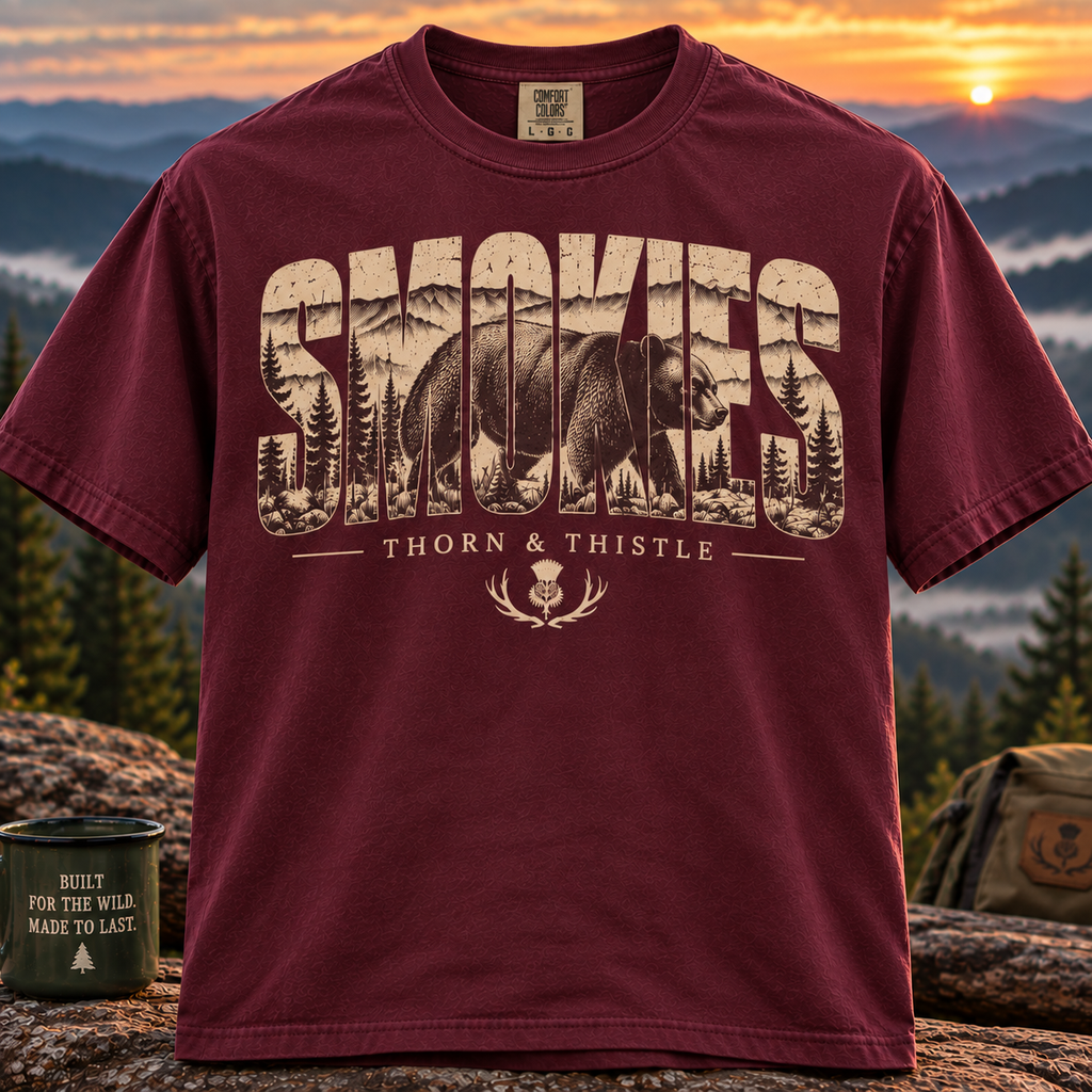 Smokies Black Bear Tee – Vintage Great Smoky Mountains Shirt