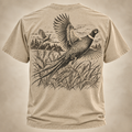 Pheasant Hunting Shirt – Vintage Rooster Flush Outdoor Tee