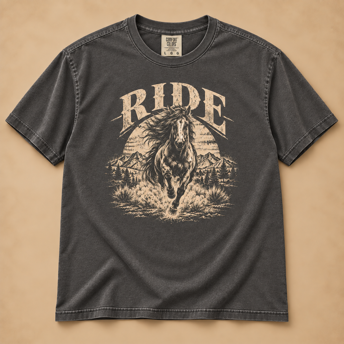 RIDE Wild Horse Western Graphic Tee