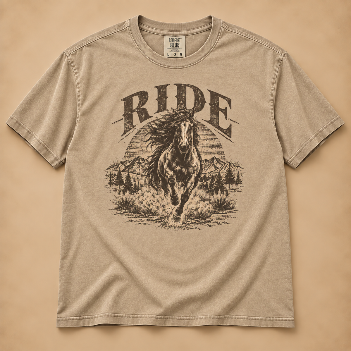 RIDE Wild Horse Western Graphic Tee