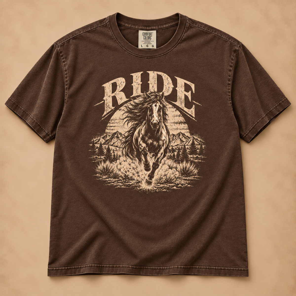 RIDE Wild Horse Western Graphic Tee