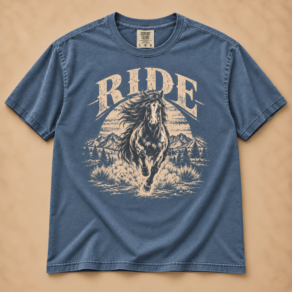 RIDE Wild Horse Western Graphic Tee