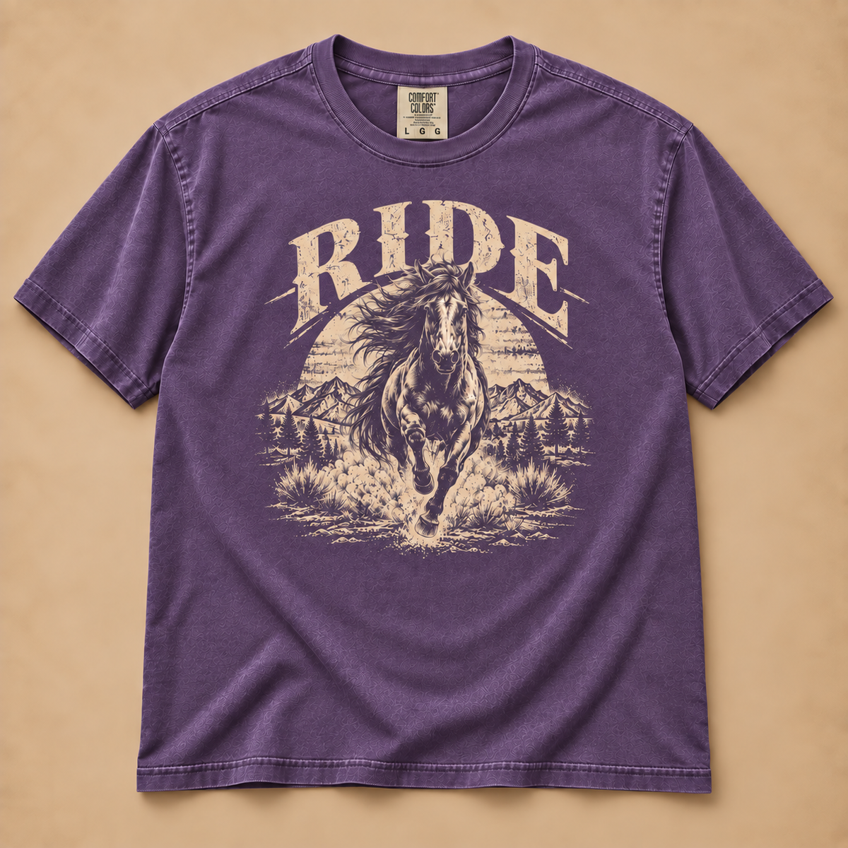 RIDE Wild Horse Western Graphic Tee