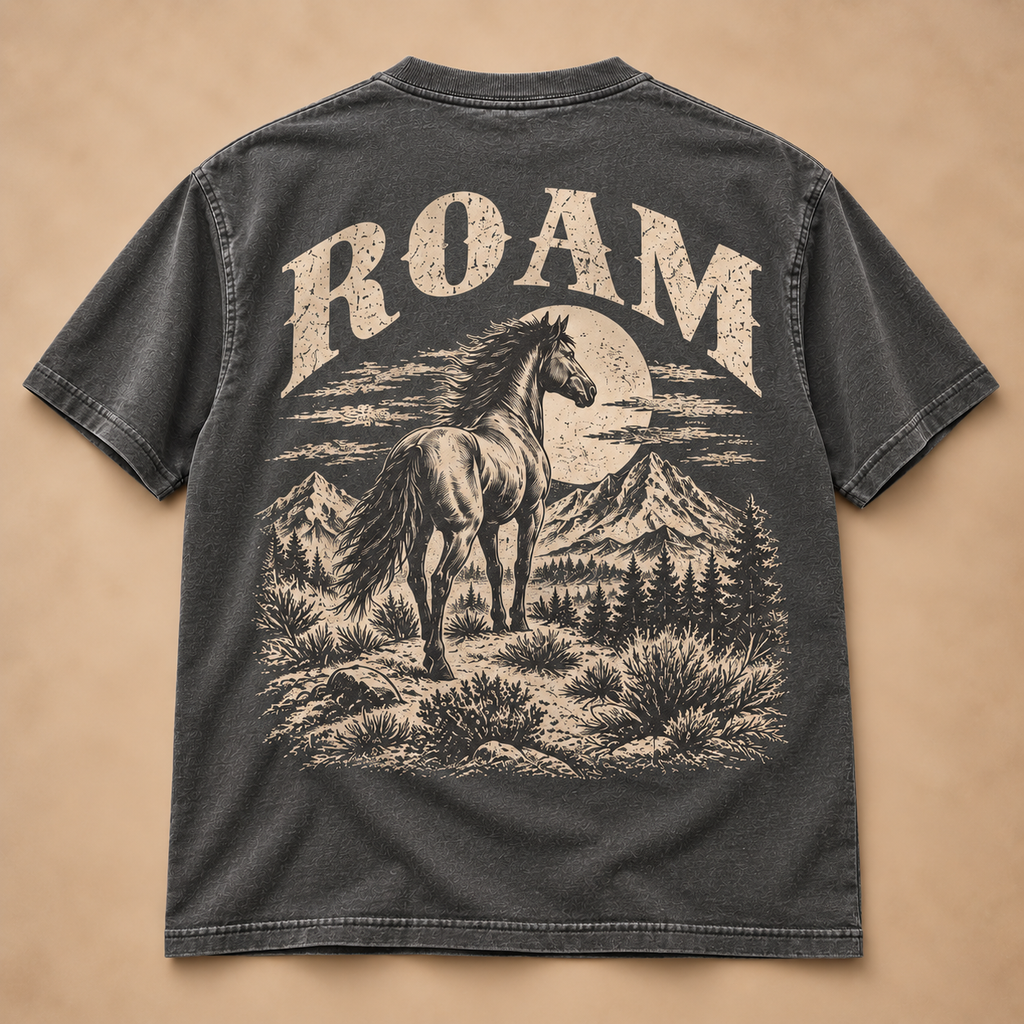 ROAM Wild Horse Western Tee