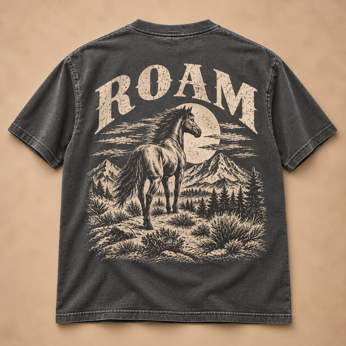 ROAM Wild Horse Western Tee