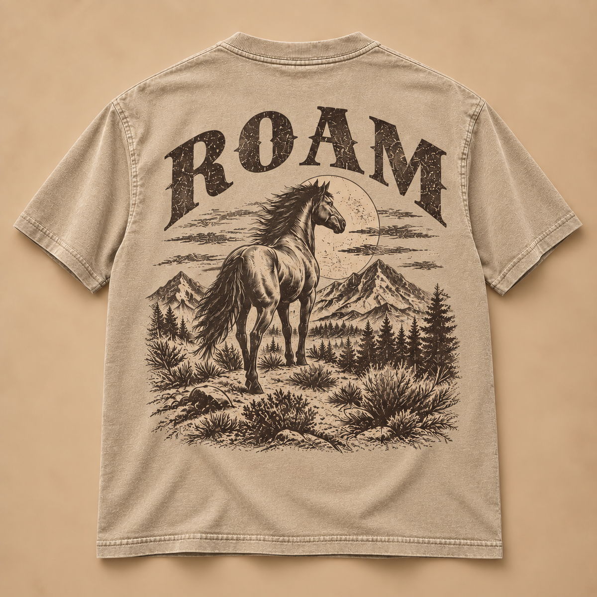 ROAM Wild Horse Western Tee