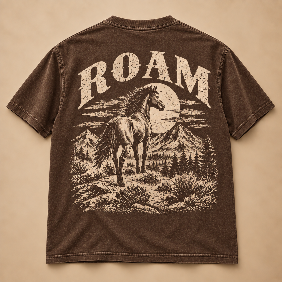 ROAM Wild Horse Western Tee