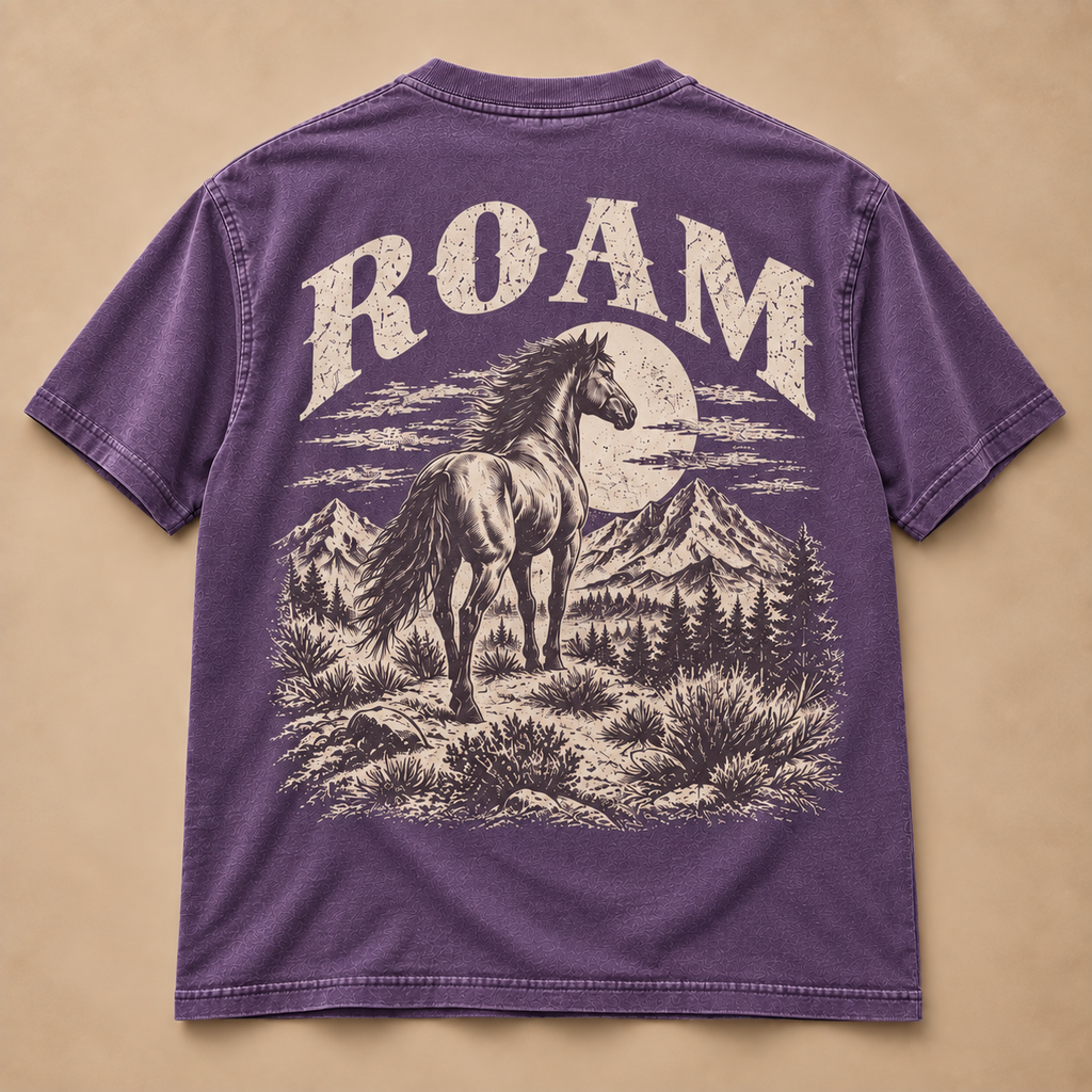 ROAM Wild Horse Western Tee