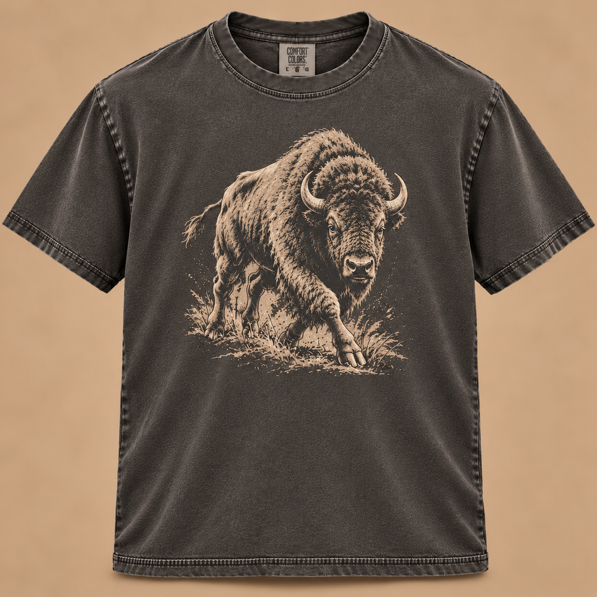 Charging Bison Graphic Tee