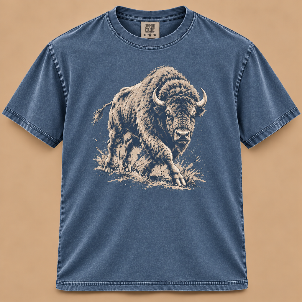 Charging Bison Graphic Tee