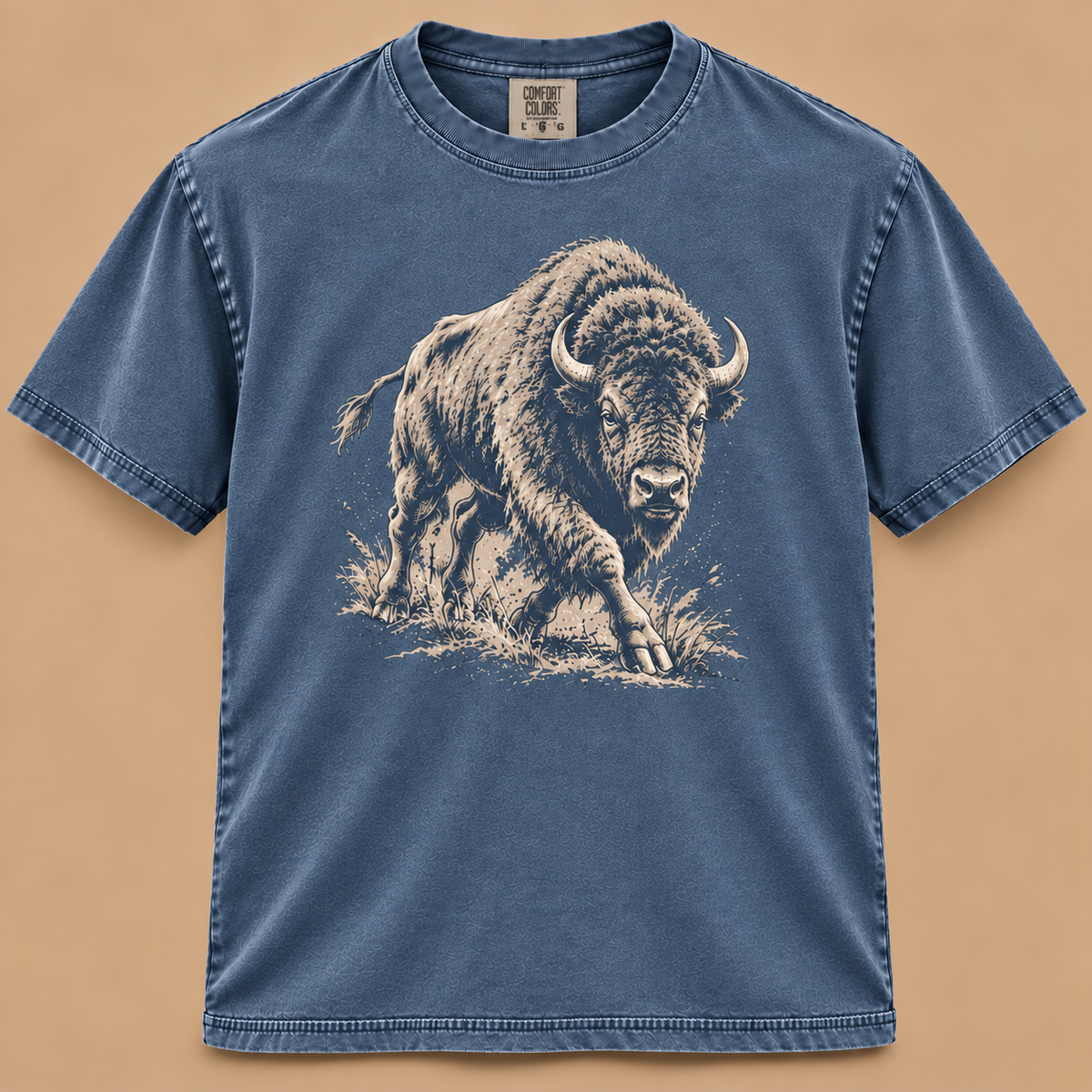 Charging Bison Graphic Tee