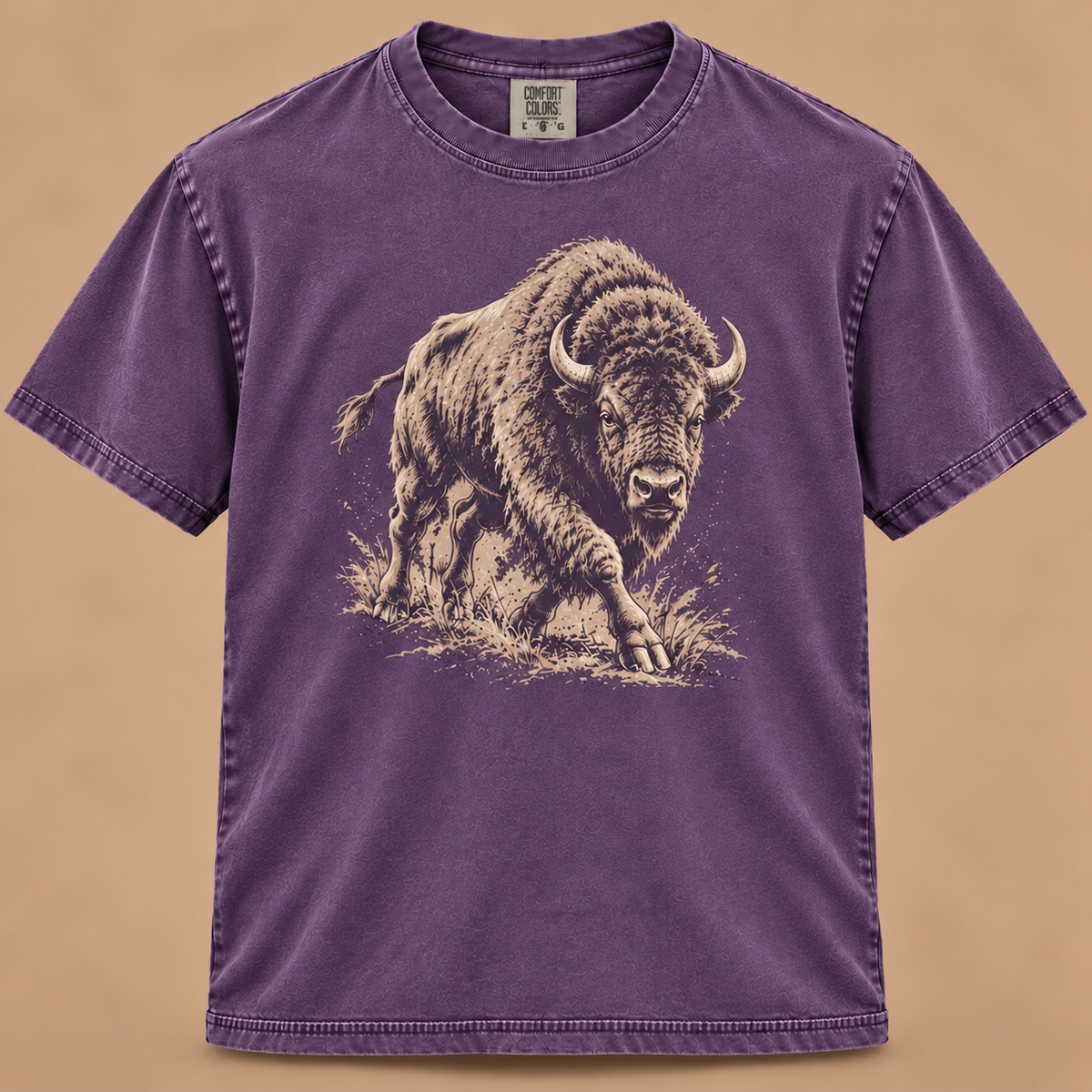 Charging Bison Graphic Tee