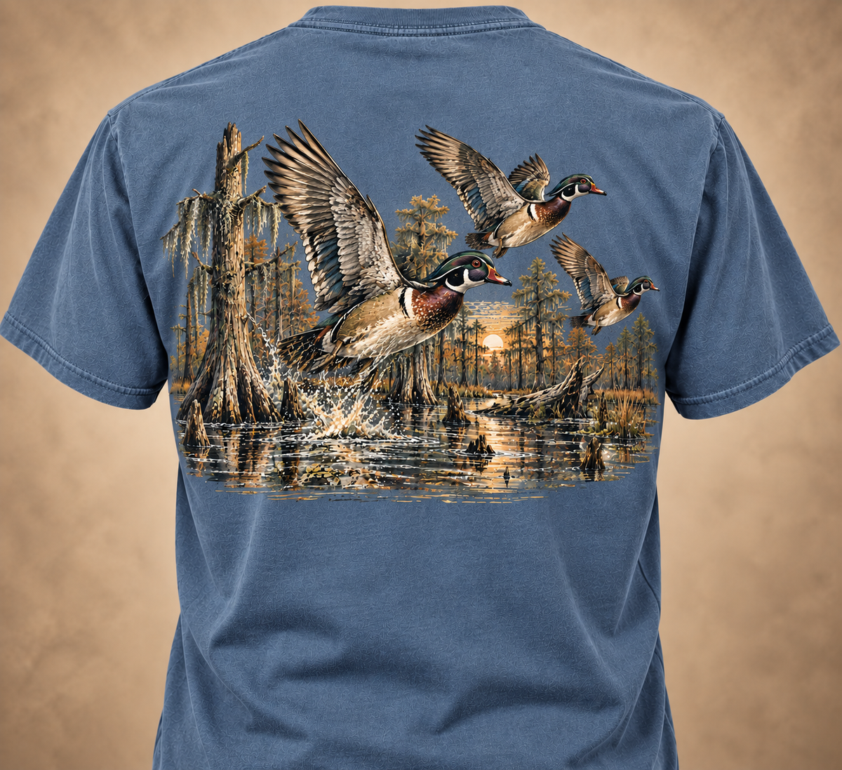 Wood Duck Sunrise Tee – Vintage Duck Hunting