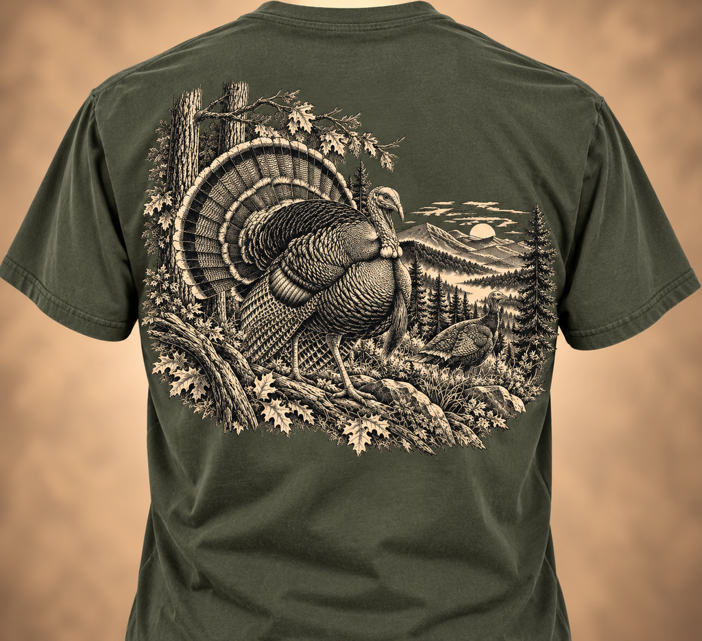 Turkey Ridge Tee – Vintage Turkey Hunting