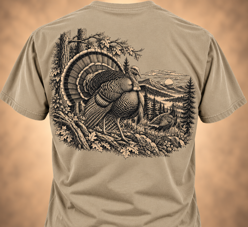 Turkey Ridge Tee – Vintage Turkey Hunting