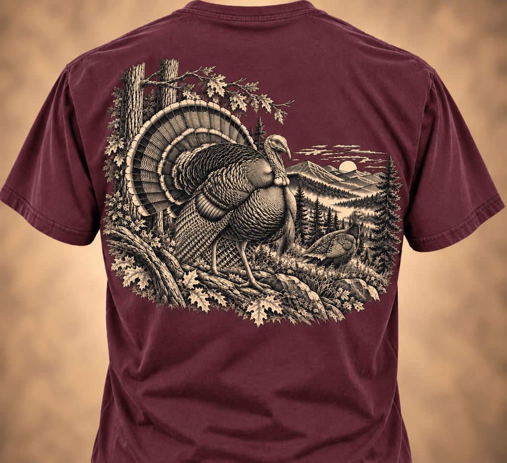 Turkey Ridge Tee – Vintage Turkey Hunting