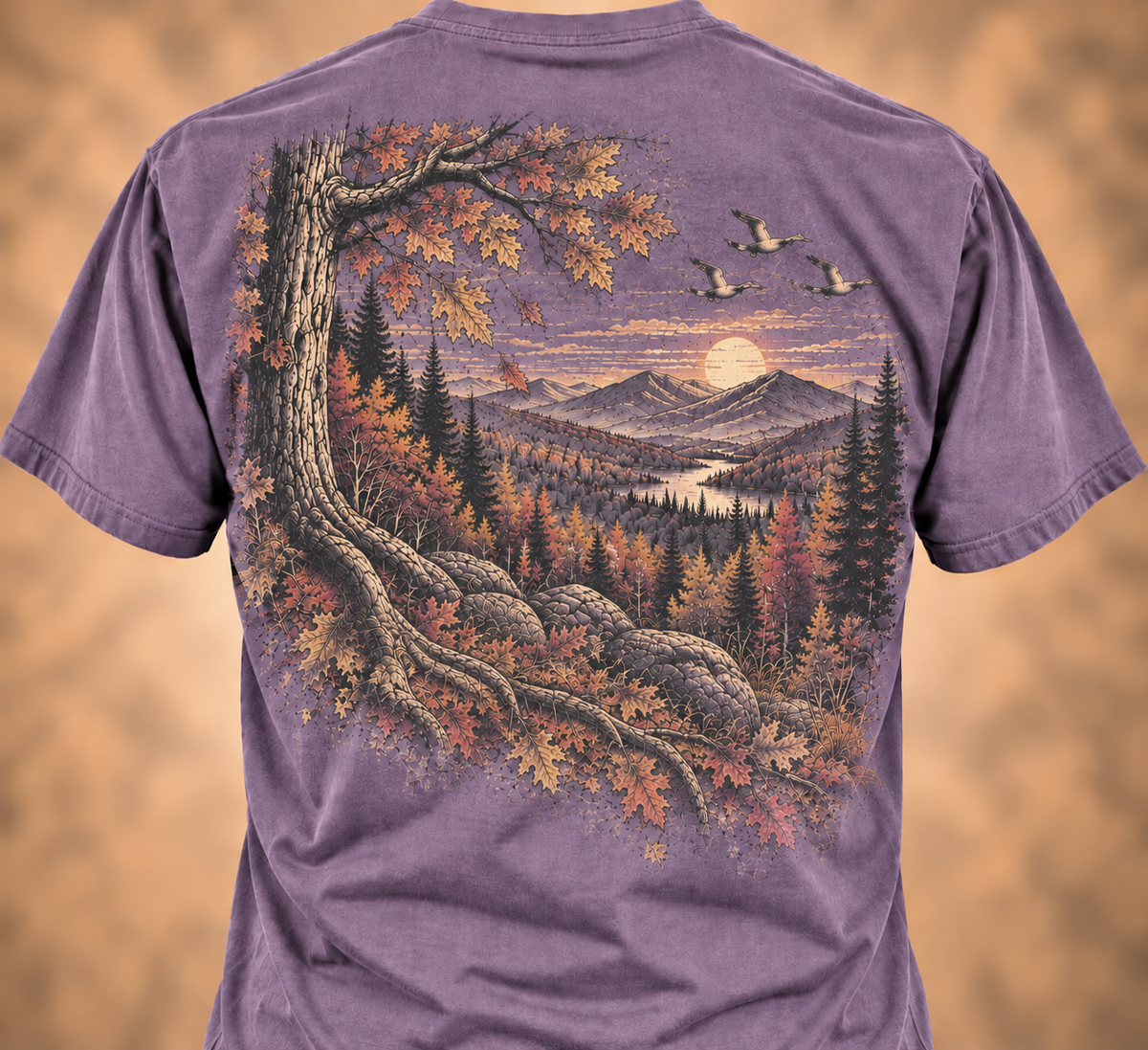Autumn Ridge Tee – Vintage Fall Mountain Shirt