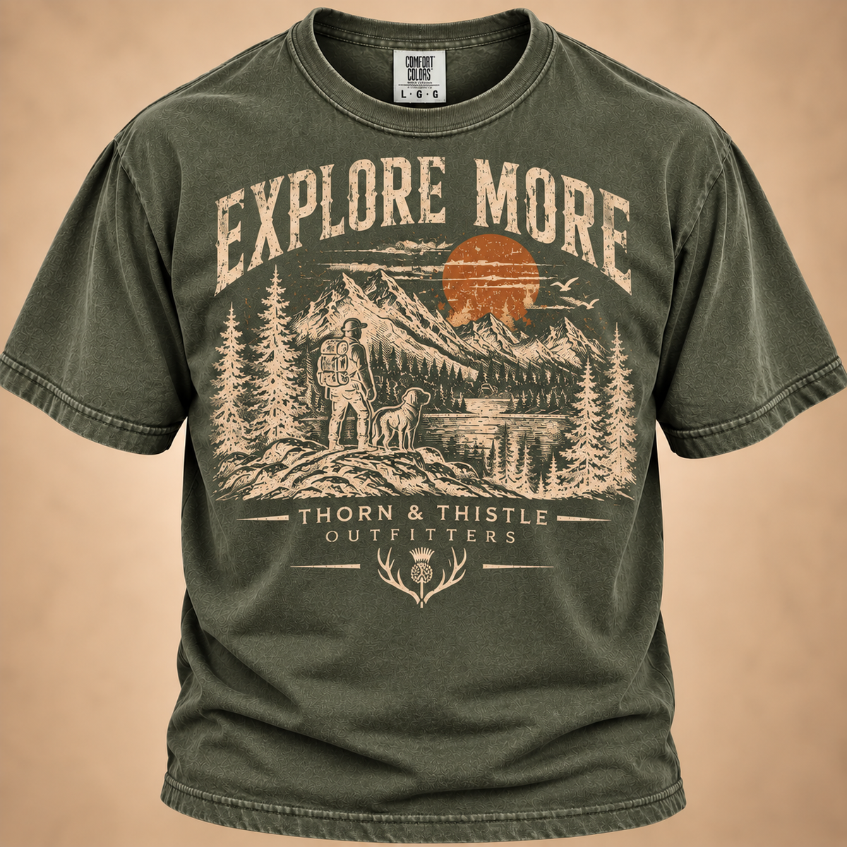 Explore More Tee – Vintage Hiking & Mountain Shirt