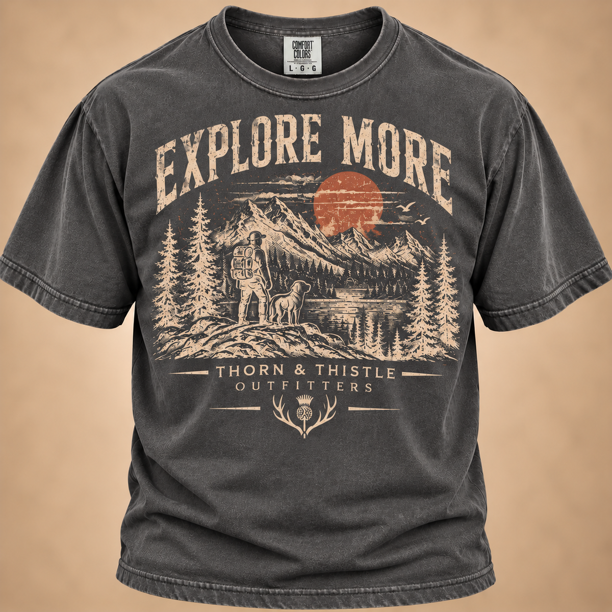 Explore More Tee – Vintage Hiking & Mountain Shirt