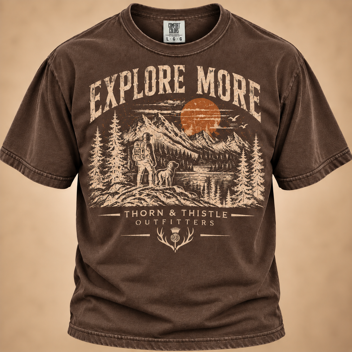 Explore More Tee – Vintage Hiking & Mountain Shirt
