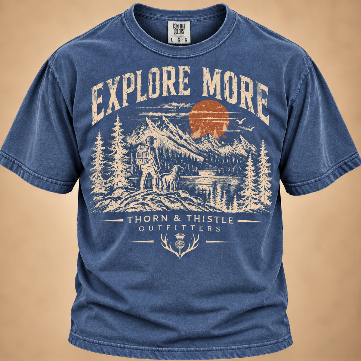 Explore More Tee – Vintage Hiking & Mountain Shirt