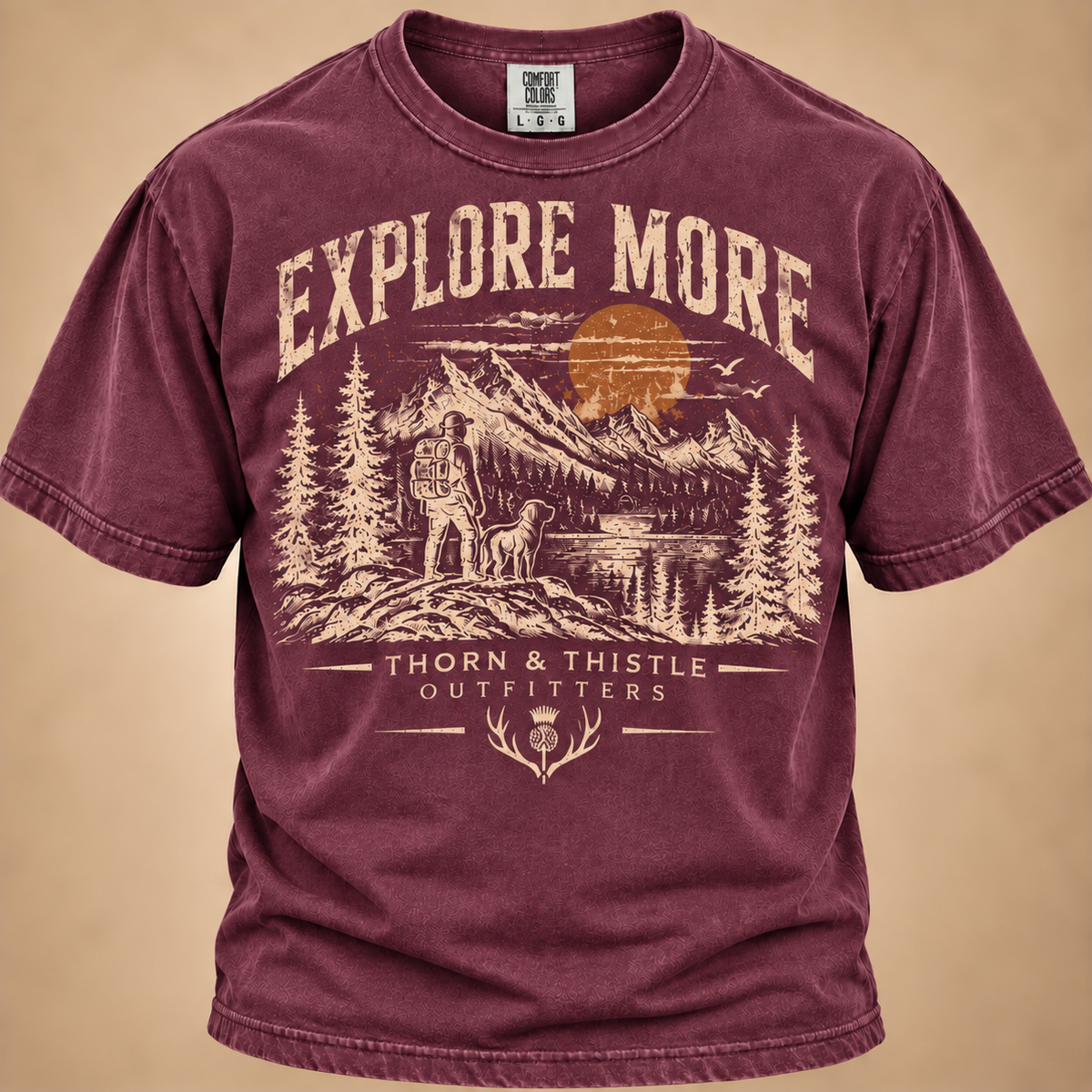 Explore More Tee – Vintage Hiking & Mountain Shirt