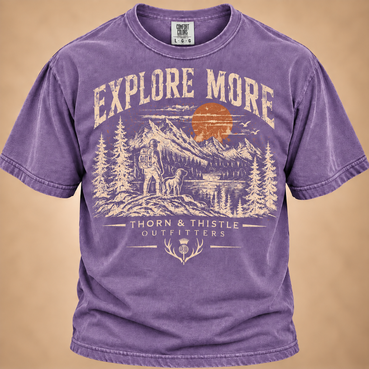 Explore More Tee – Vintage Hiking & Mountain Shirt