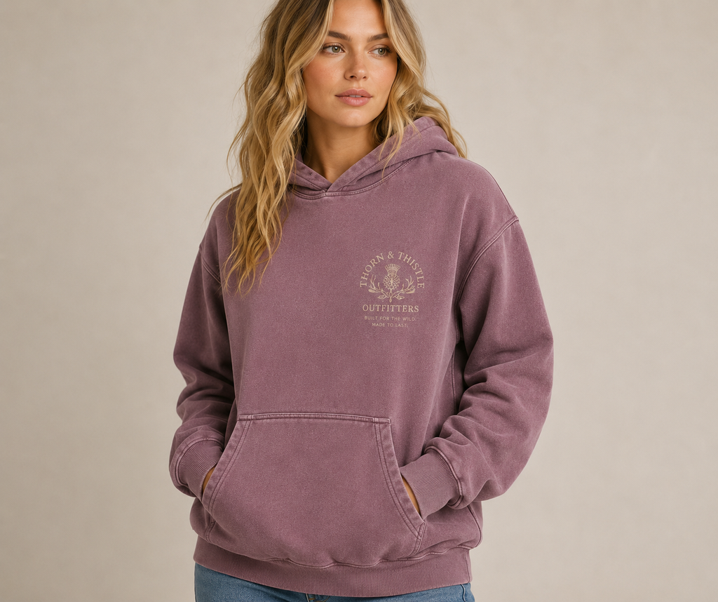 Ridgeline Hoodie — Mauve