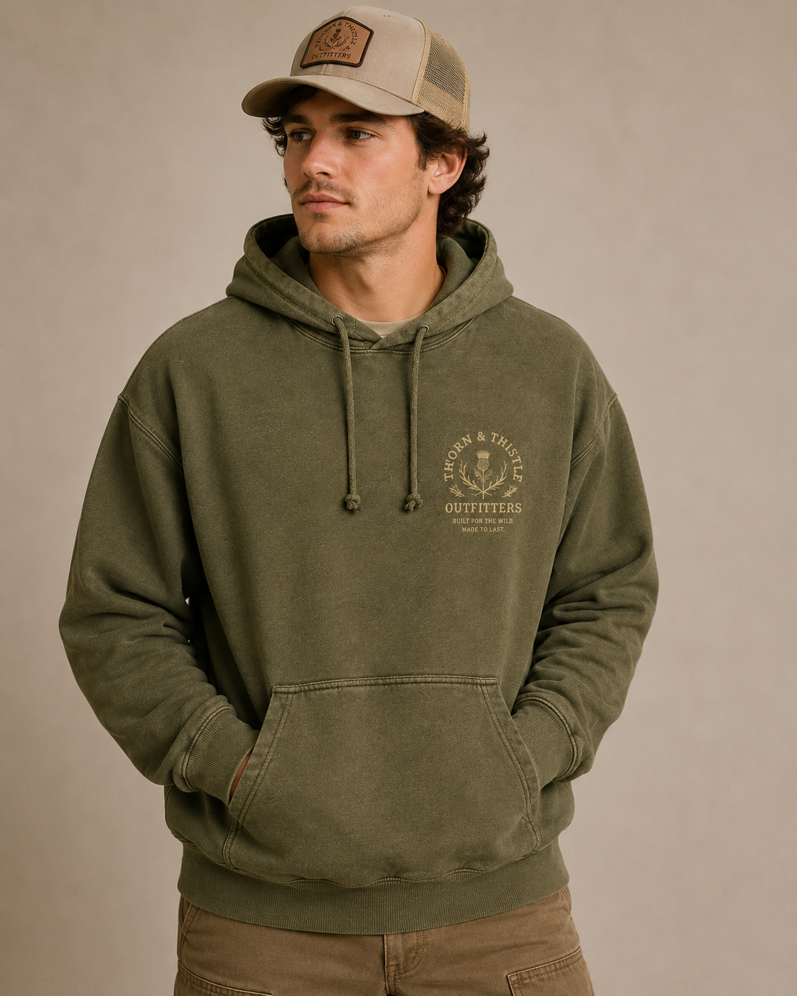 Trailhead Hoodie — Olive