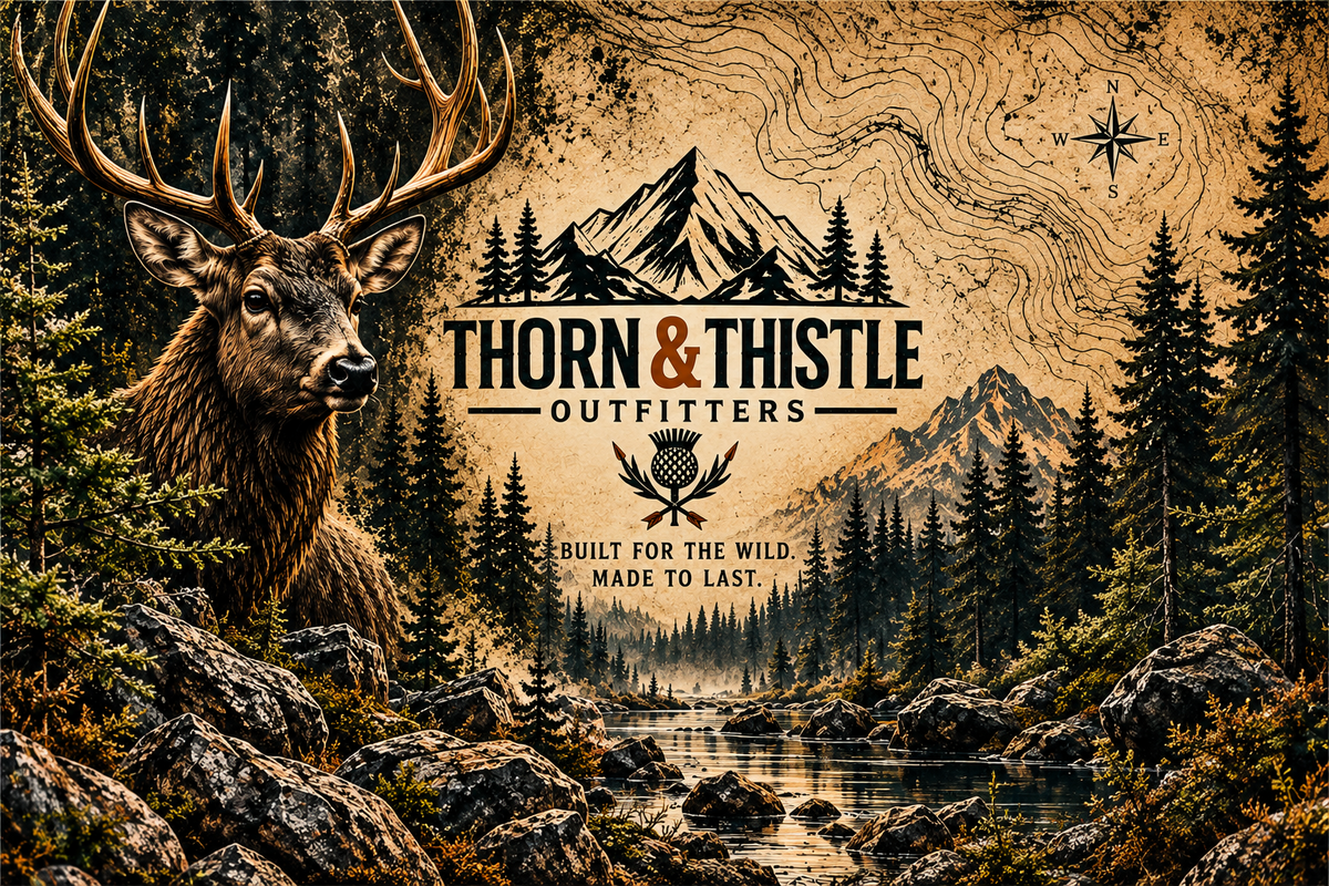 Thorn & Thistle Wilderness 20 oz Tumbler-Buck