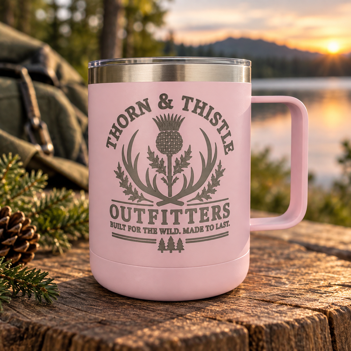 Basecamp Mug — Pink