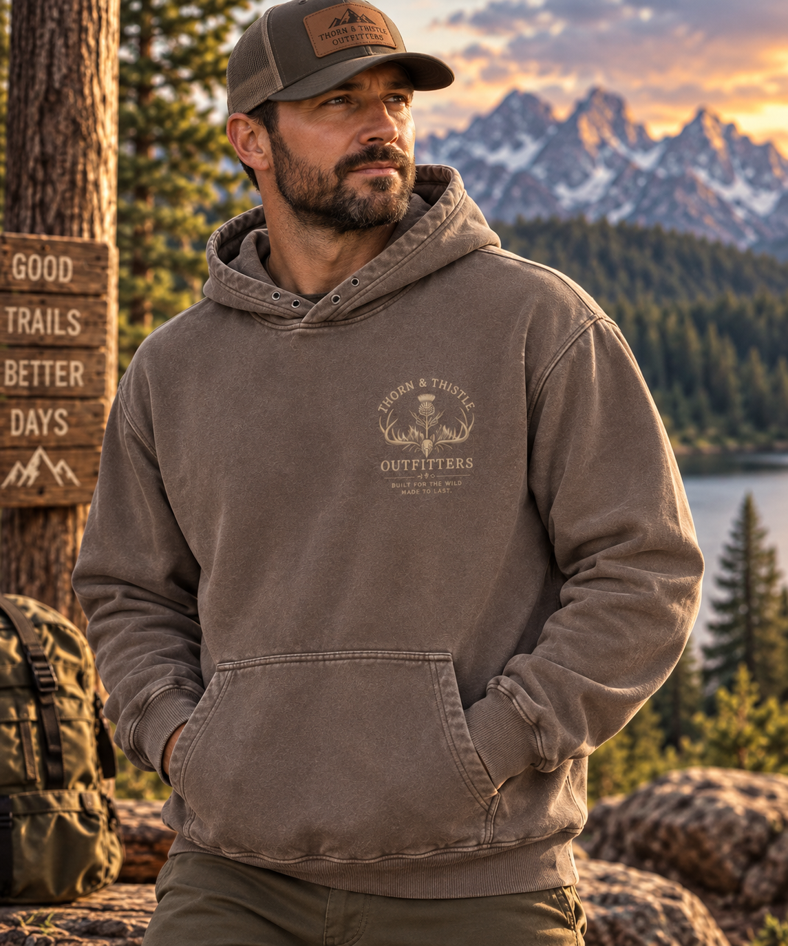 Ridgeline Hoodie — Mocha