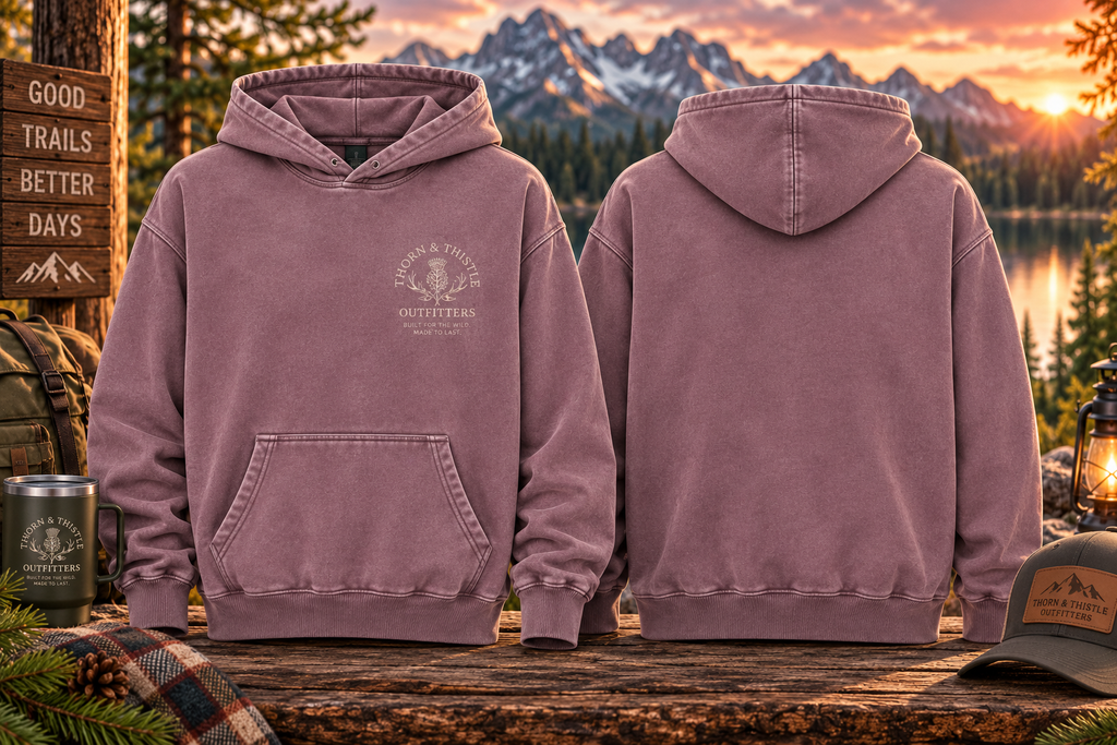 Ridgeline Hoodie — Mauve