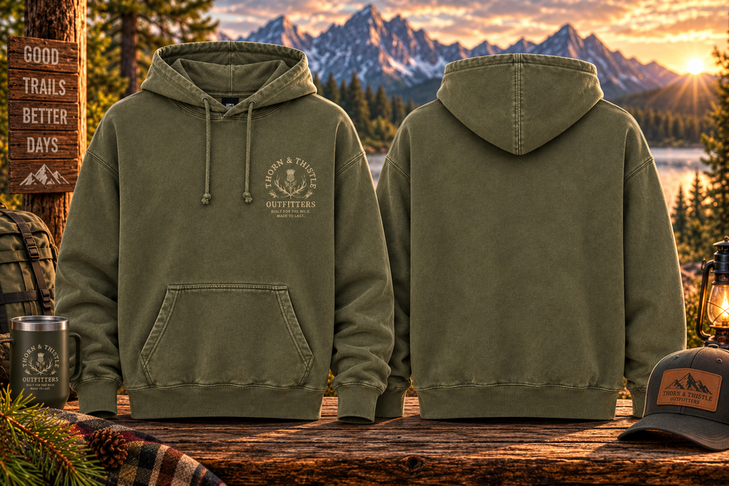 Trailhead Hoodie — Olive