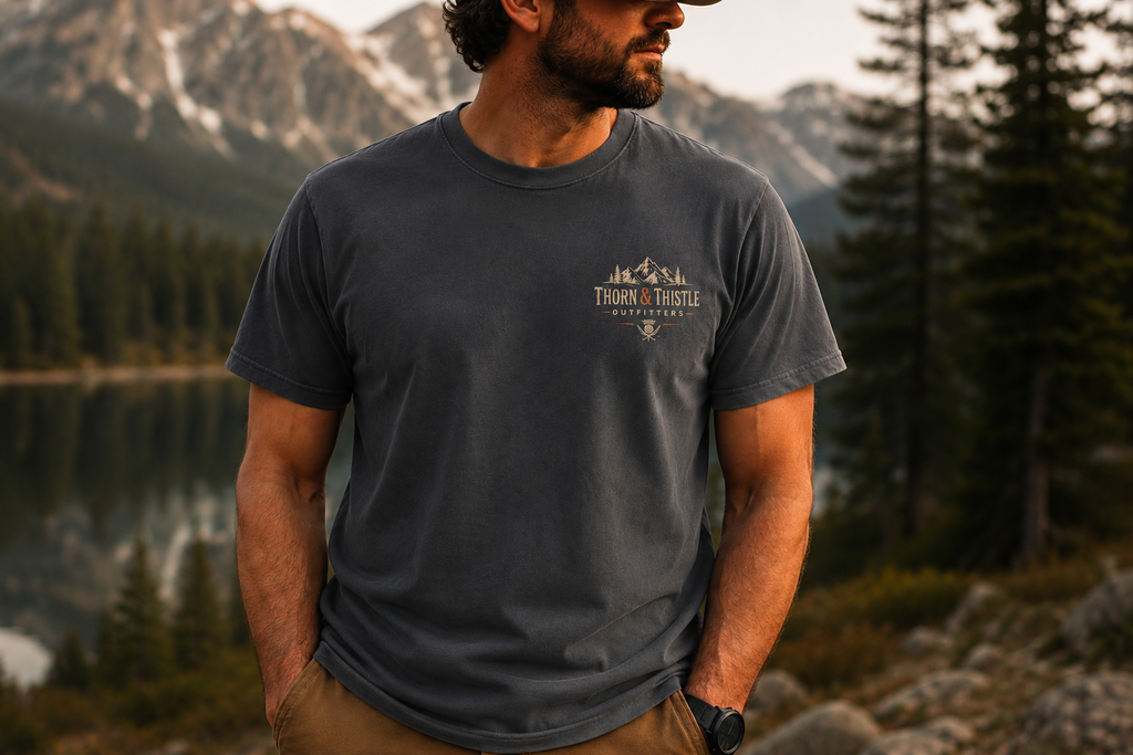 Wanderer Tee — Vintage Black