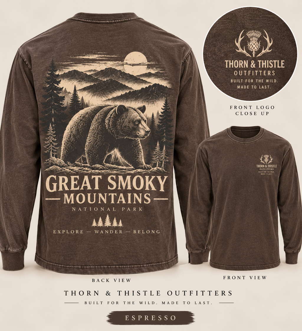 Great Smoky Mountains National Park Long Sleeve T-Shirt