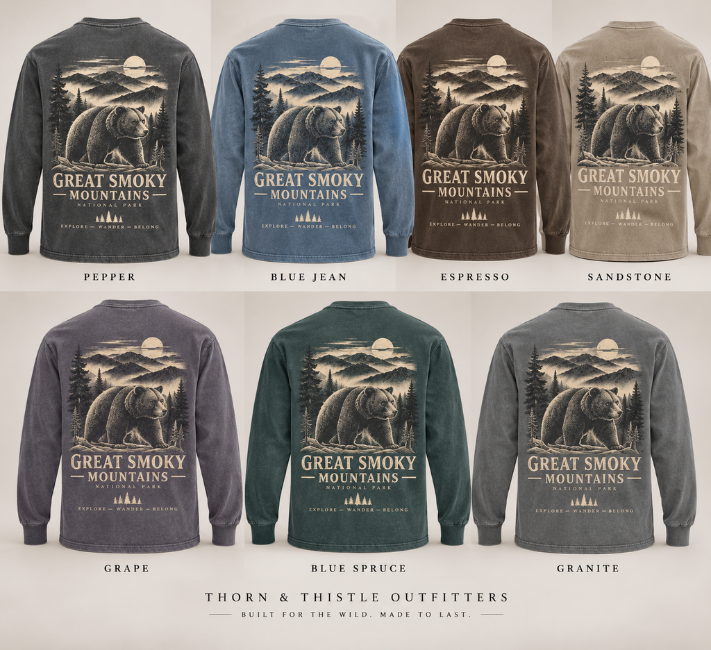 Great Smoky Mountains National Park Long Sleeve T-Shirt