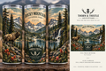 Rocky Mountain National Park 20 oz Tumbler | Vintage Elk & Alpine Lake Design