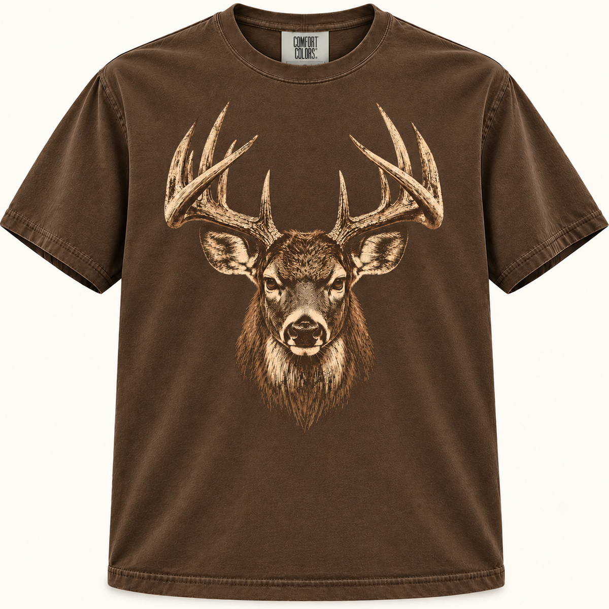 Vintage Whitetail Buck Head Graphic Tee