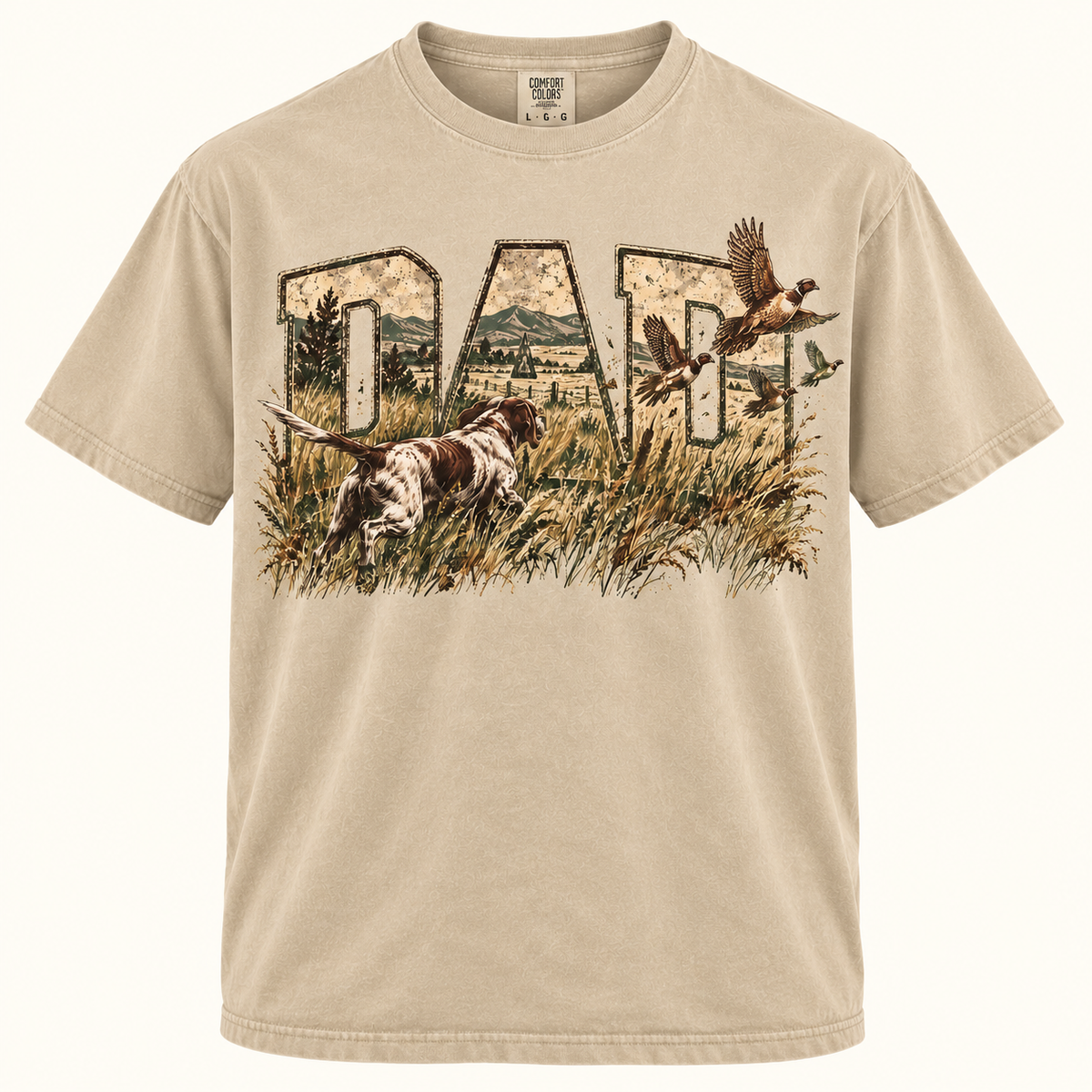 Upland Hunting Dad Graphic Tee