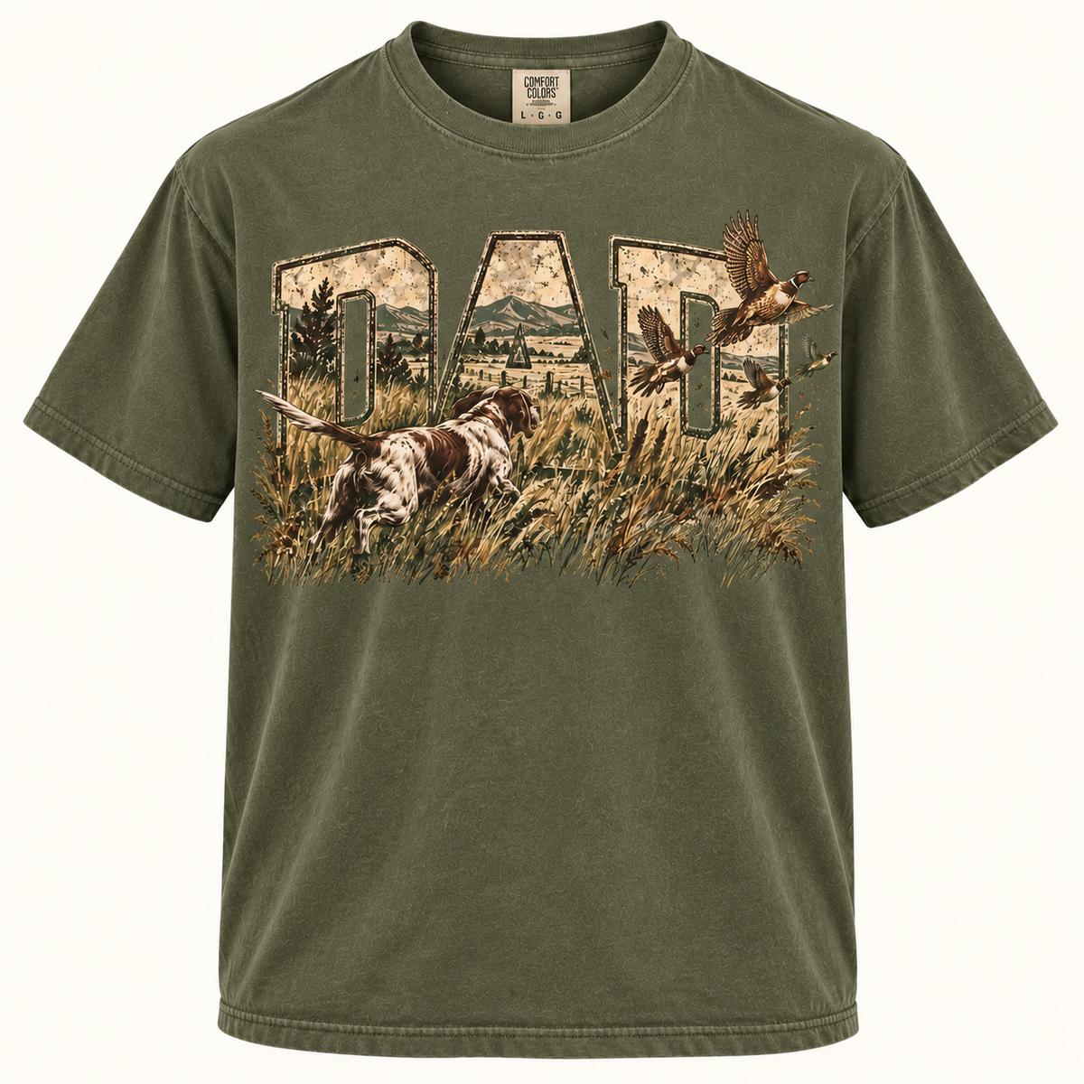 Upland Hunting Dad Graphic Tee